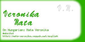 veronika mata business card